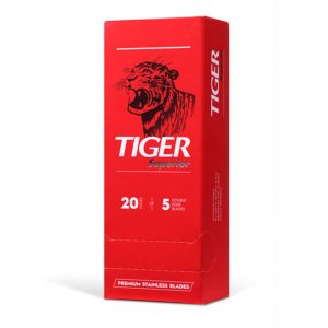 100 lamette da barba stainless steel Tiger Superior