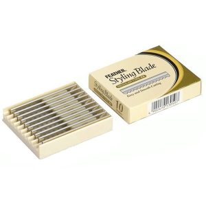 10 lamette da barba Feather Styling Blades per sfilzino