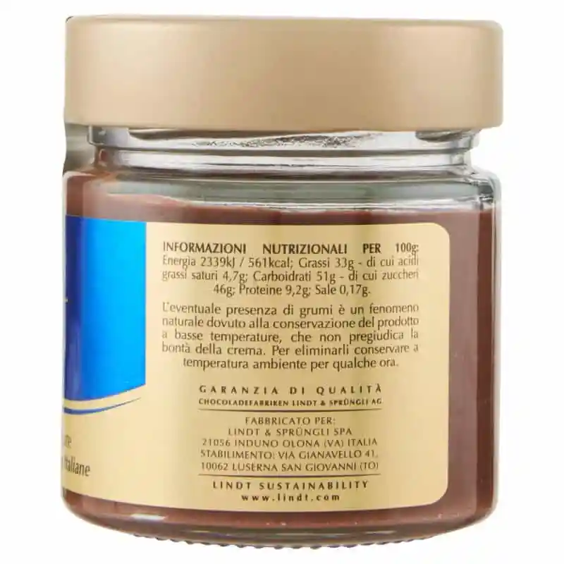 LINDT CREMA SPALMABILE ALLE NOCCIOLE 200 GR - immagine 2