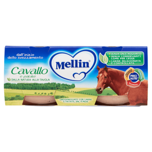 MELLIN OMOGENEIZZATO CARNE CAVALLO E PATATE 2 X 80 GR