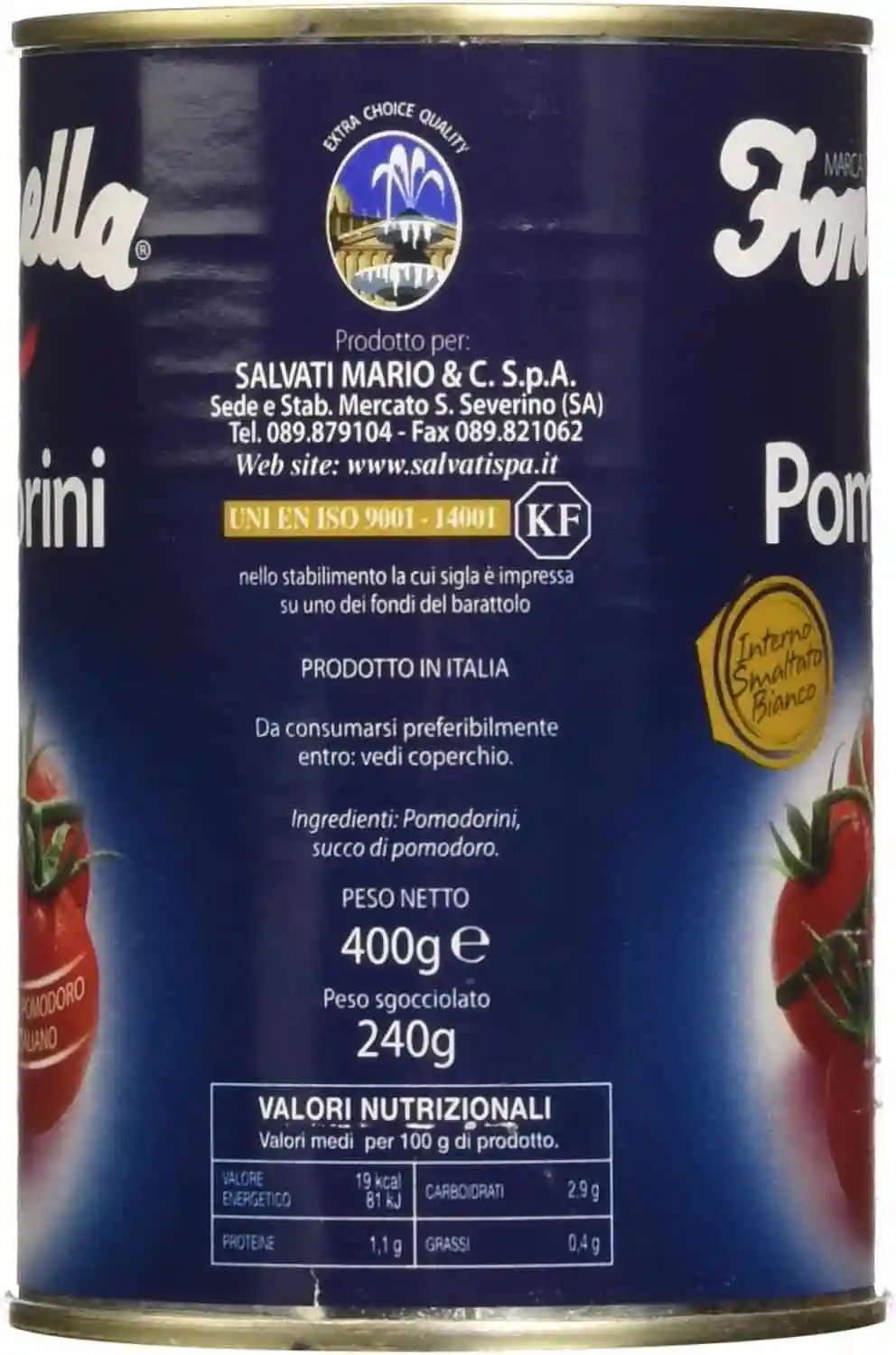 FONTANELLA POMODORINI 400 GR - immagine 3