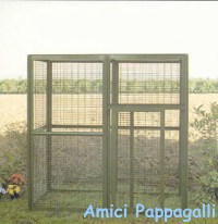 Pannello in lamiera 95x190cm – modulari voliere pappagalli - immagine 2