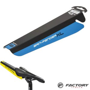 Parafanghi bici MTB BRN Fender nero blu