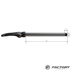 Perno passante lever anteriore M12XP1.0 lungo 119 mm