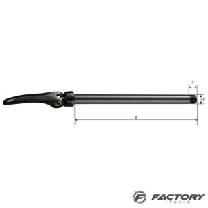 Perno passante lever posteriore M12XP1.5 lungo 163.5 mm