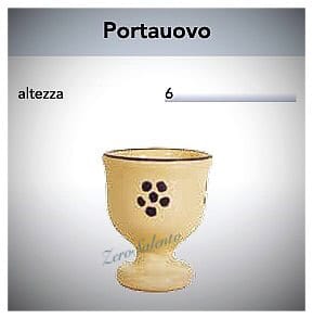 Portauovo in Terracotta – Ceramica decoro Stella del Salento