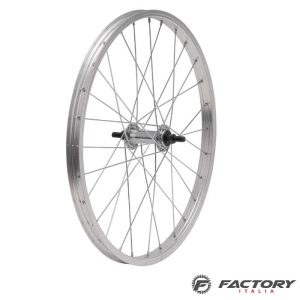 Ruota bici 20 pollici posteriore 6 velocità in alluminio