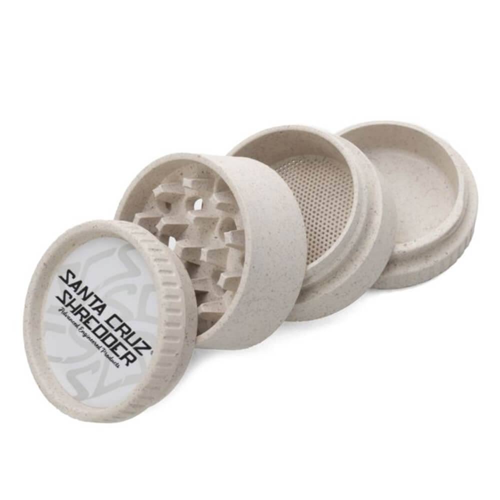 Santa Cruz Shredder Hemp Grinder in Canapa Biodegradabile 4 Parti 55mm - immagine 2