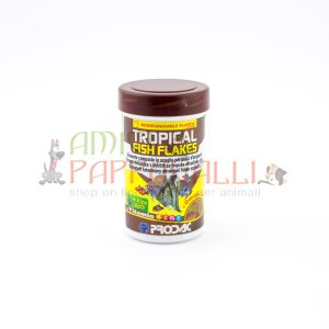 Mangimi per acquario e pesci tropicali e ornamentali in scaglie – mangime Prodac Tropical fish flakes 50 g