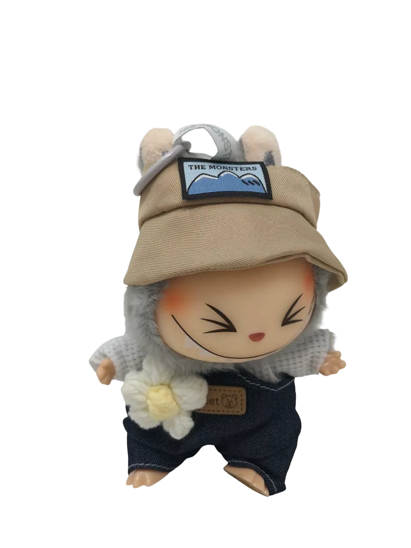 Labubu Style – Peluche Portachiavi con vestito (13) come nella foto