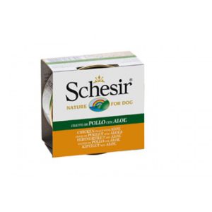 Schesir dog filetti di pollo e aloe 150 gr – mangime umido cani online