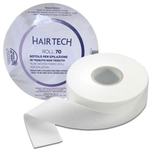 HAIRTECH rotolo epilazione in TNT ideale per cera liposolubile 70mt – 6 pezzi