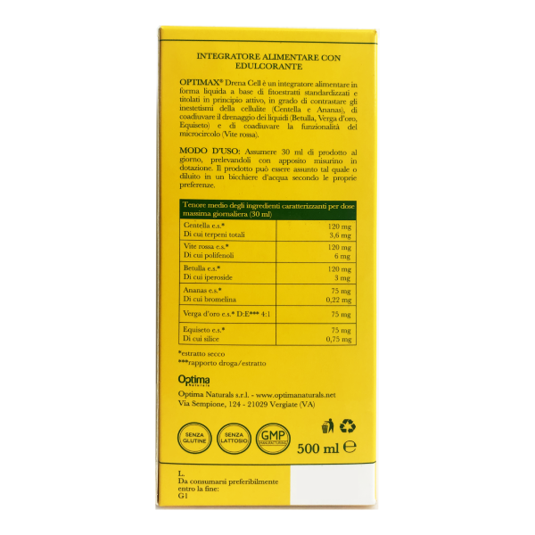 Optimax Drena Cell – Integratore Anticellulite - immagine 2
