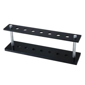 Pearl Shaving stand porta rasoi di sicurezza in acrilico nero lucido 7 slot