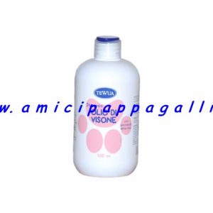 Shampoo Olio di Visone Tewua 500ml – per cane, con amminoacidi della seta